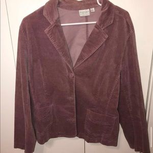 Velvet/ light purple blazer